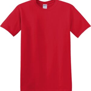 Plain red short sleeve t-shirt