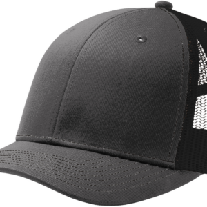 Black mesh trucker baseball cap