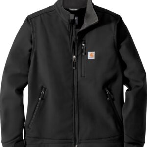 Black Carhartt soft shell jacket for men