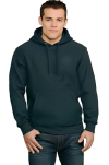 Man wearing dark hoodie and jeans