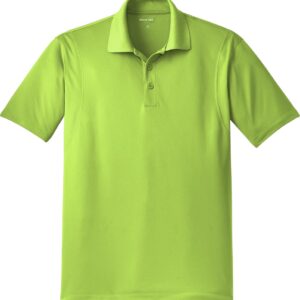Bright green short sleeve polo shirt