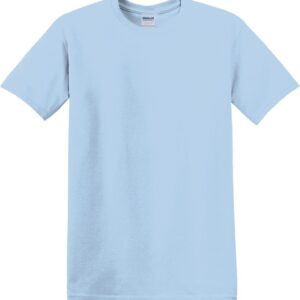 Light blue short sleeve cotton T-shirt