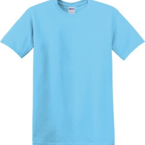 Light blue short sleeve cotton t-shirt