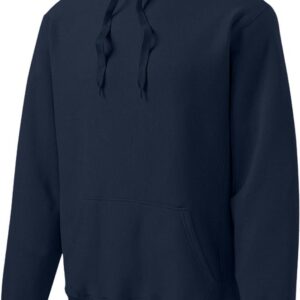 Plain navy blue hoodie sweatshirt
