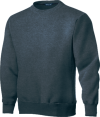 Plain dark gray crewneck sweatshirt front view