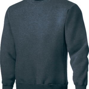 Plain dark gray crewneck sweatshirt front view