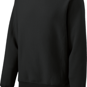 Plain black crewneck sweatshirt