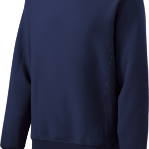 Plain navy blue crewneck sweatshirt